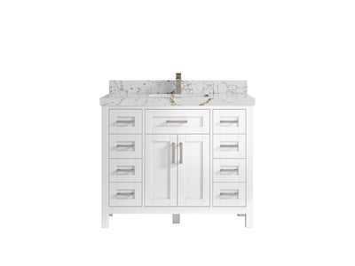 Cambridge 42 in. W x 22 in. D Single Sink Bathroom Vanity - Willow Bath and Vanity