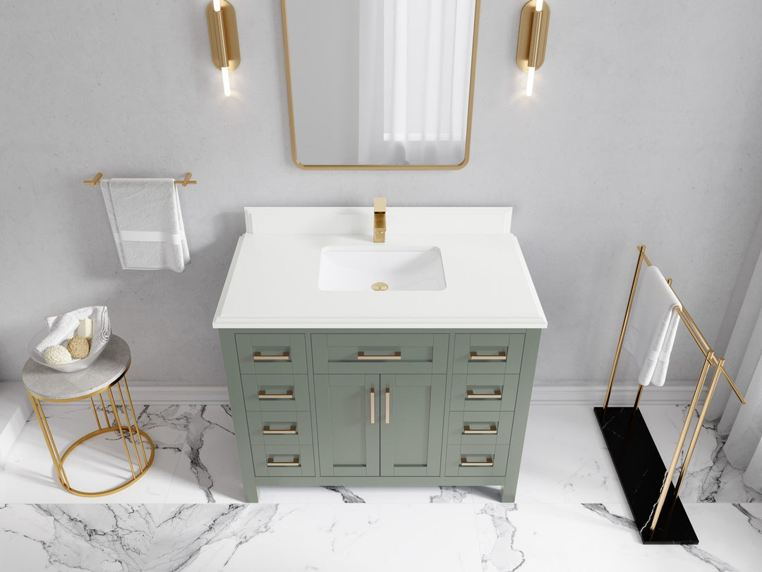 Cambridge 42 in. W x 22 in. D Single Sink Bathroom Vanity - Willow Bath and Vanity