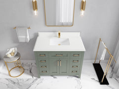 Cambridge 42 in. W x 22 in. D Single Sink Bathroom Vanity - photo 26
