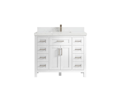 Cambridge 42 in. W x 22 in. D Single Sink Bathroom Vanity - Willow Bath and Vanity