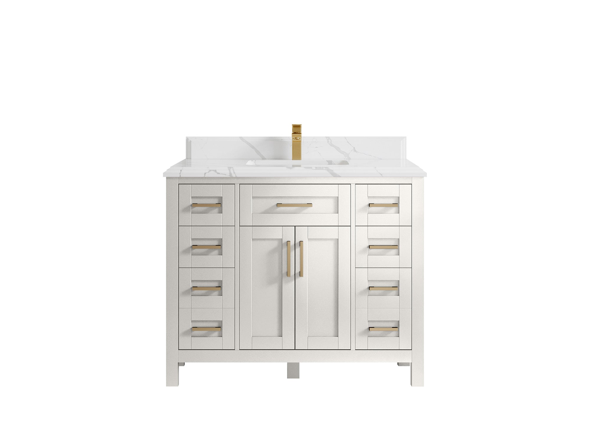 Cambridge 42 in. W x 22 in. D Single Sink Bathroom Vanity - Willow Bath and Vanity