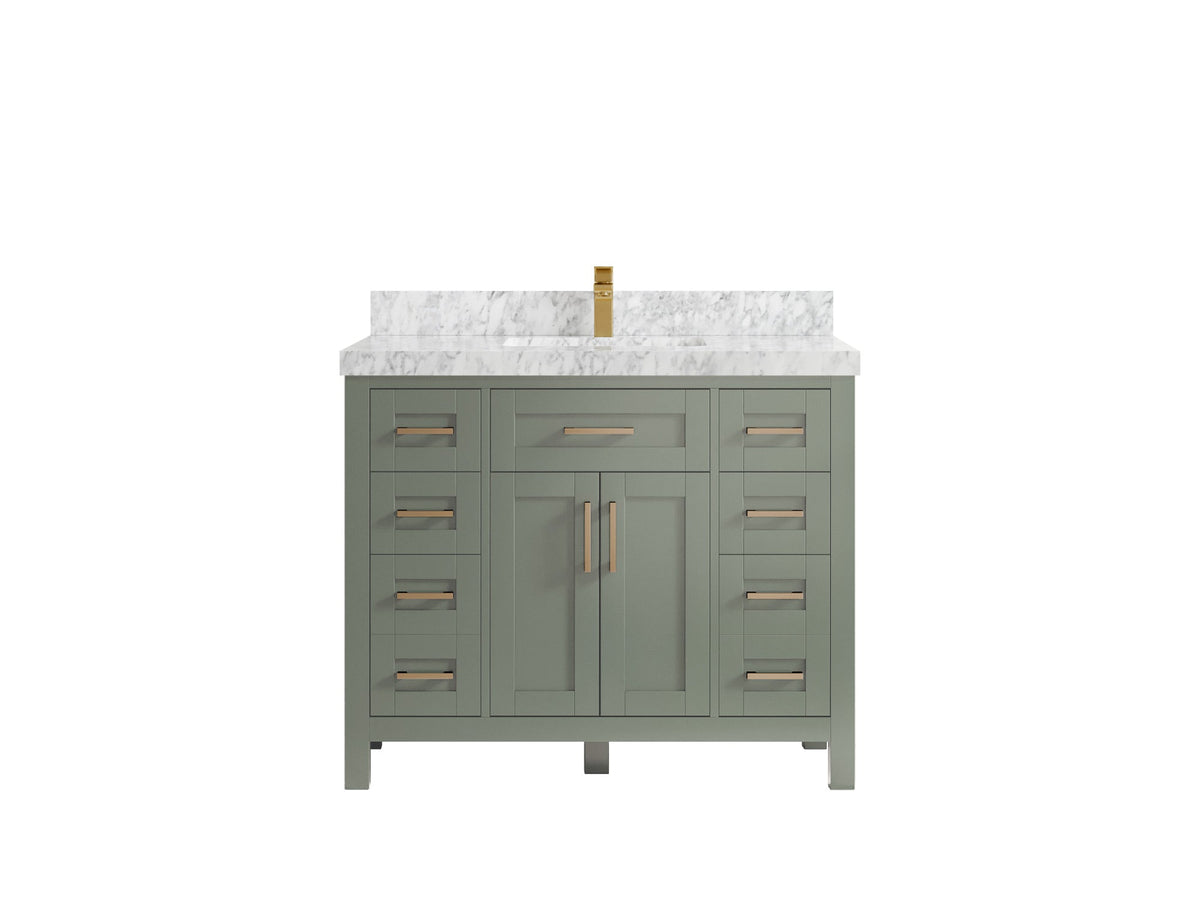 Cambridge 42 in. W x 22 in. D Single Sink Bathroom Vanity - Willow Bath and Vanity
