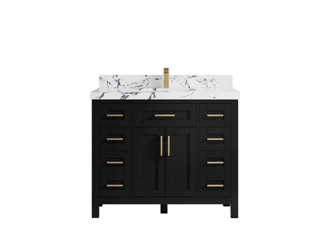 Cambridge 42 in. W x 22 in. D Single Sink Bathroom Vanity - Willow Bath and Vanity