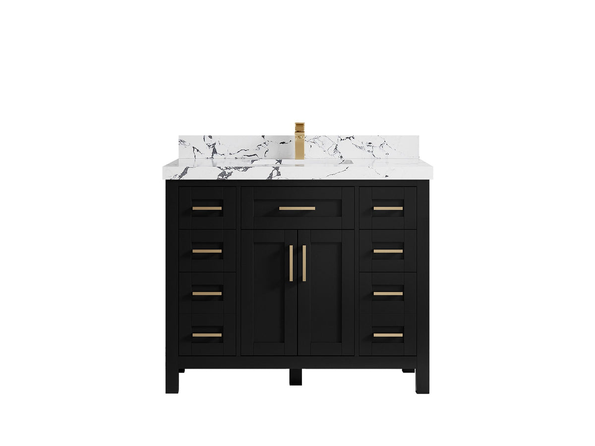 Cambridge 42 in. W x 22 in. D Single Sink Bathroom Vanity - Willow Bath and Vanity