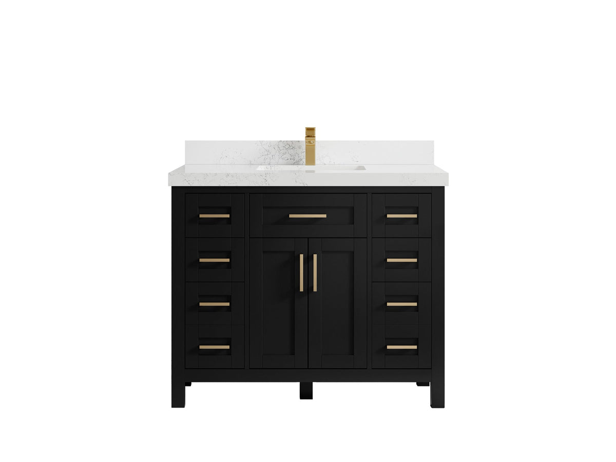 Cambridge 42 in. W x 22 in. D Single Sink Bathroom Vanity - Willow Bath and Vanity