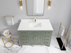 Cambridge 48 in. W x 22 in. D Single Sink Bathroom Vanity - photo 26