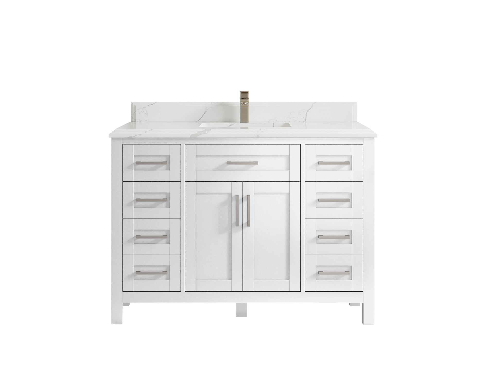 Cambridge 48 in. W x 22 in. D Single Sink Bathroom Vanity - Willow Bath and Vanity
