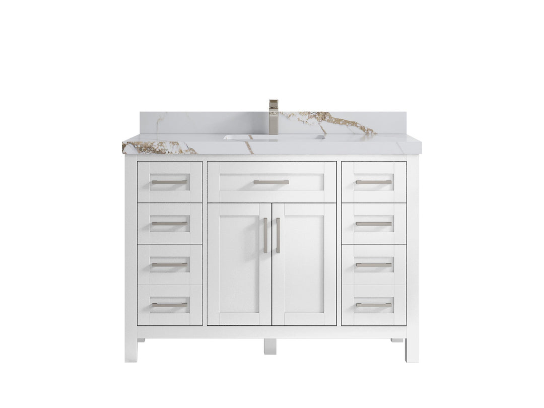 Cambridge 48 in. W x 22 in. D Single Sink Bathroom Vanity - Willow Bath and Vanity