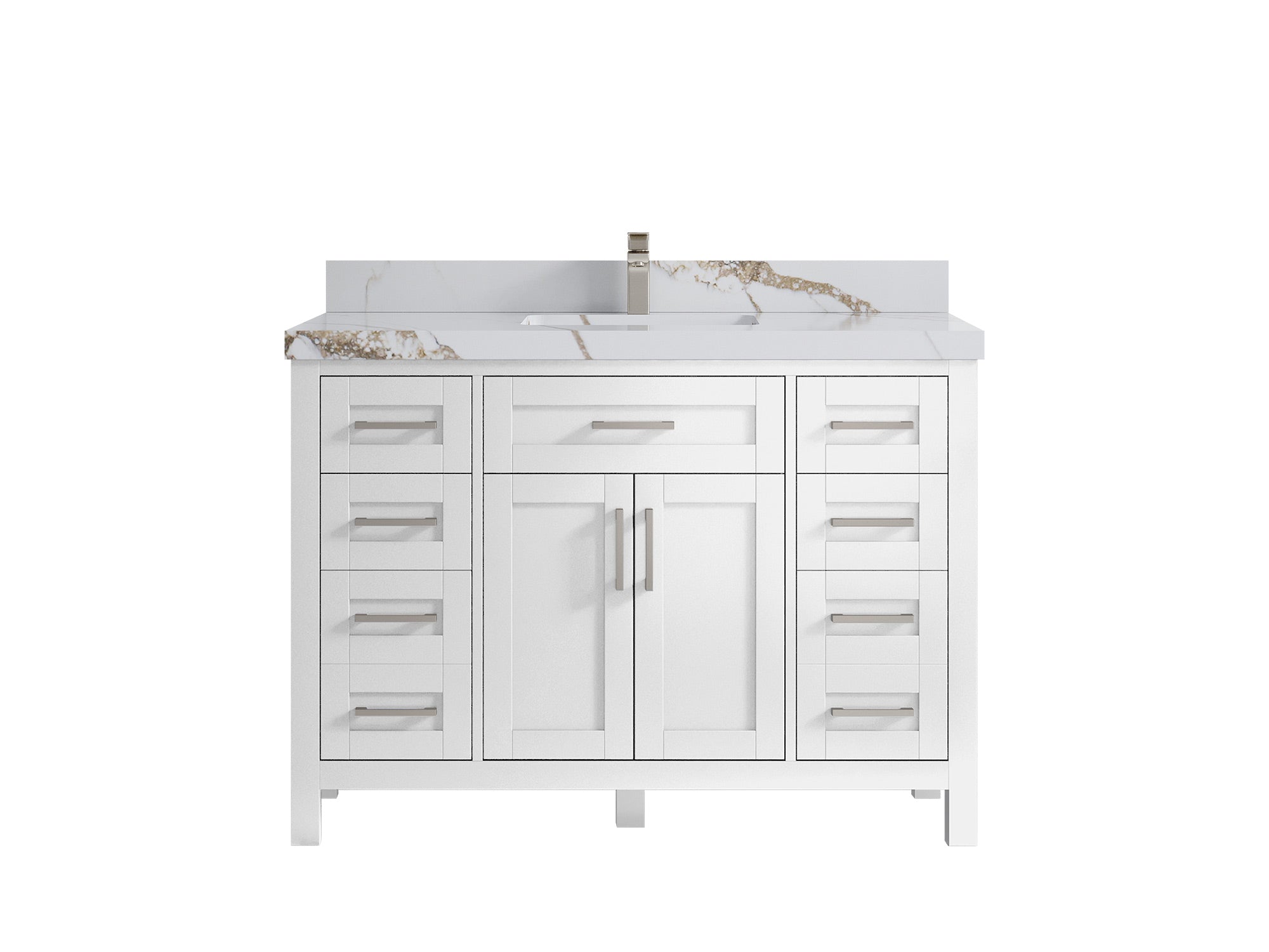 Cambridge 48 in. W x 22 in. D Single Sink Bathroom Vanity - Willow Bath and Vanity