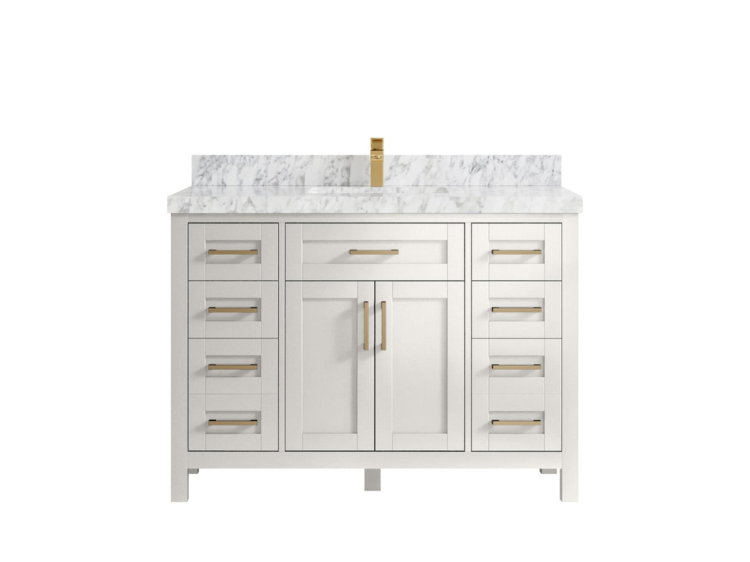 Cambridge 48 in. W x 22 in. D Single Sink Bathroom Vanity - Willow Bath and Vanity