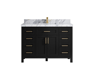 Cambridge 48 in. W x 22 in. D Single Sink Bathroom Vanity - Willow Bath and Vanity
