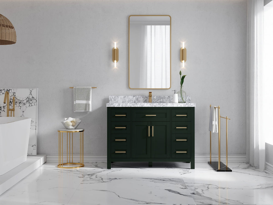 Cambridge 48 in. W x 22 in. D Single Sink Bathroom Vanity - Willow Bath and Vanity