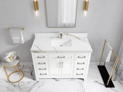 Cambridge 48 in. W x 22 in. D Single Sink Bathroom Vanity - Willow Bath and Vanity