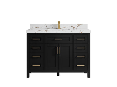 Cambridge 48 in. W x 22 in. D Single Sink Bathroom Vanity - Willow Bath and Vanity