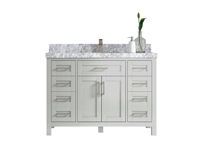 Cambridge 48 in. W x 22 in. D Single Sink Bathroom Vanity - Willow Bath and Vanity