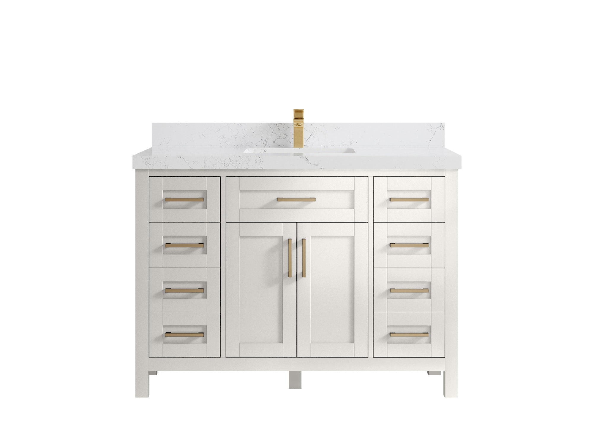 Cambridge 48 in. W x 22 in. D Single Sink Bathroom Vanity - Willow Bath and Vanity