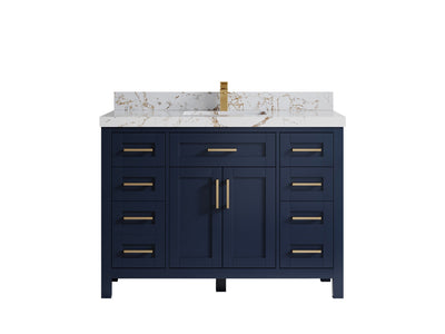 Cambridge 48 in. W x 22 in. D Single Sink Bathroom Vanity - Willow Bath and Vanity