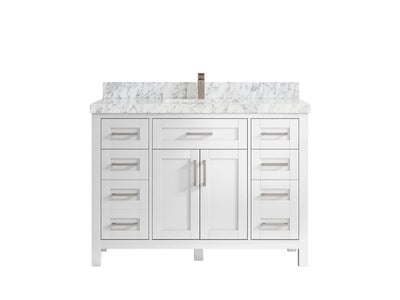 Cambridge 48 in. W x 22 in. D Single Sink Bathroom Vanity - Willow Bath and Vanity