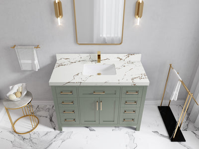 Cambridge 48 in. W x 22 in. D Single Sink Bathroom Vanity - Willow Bath and Vanity
