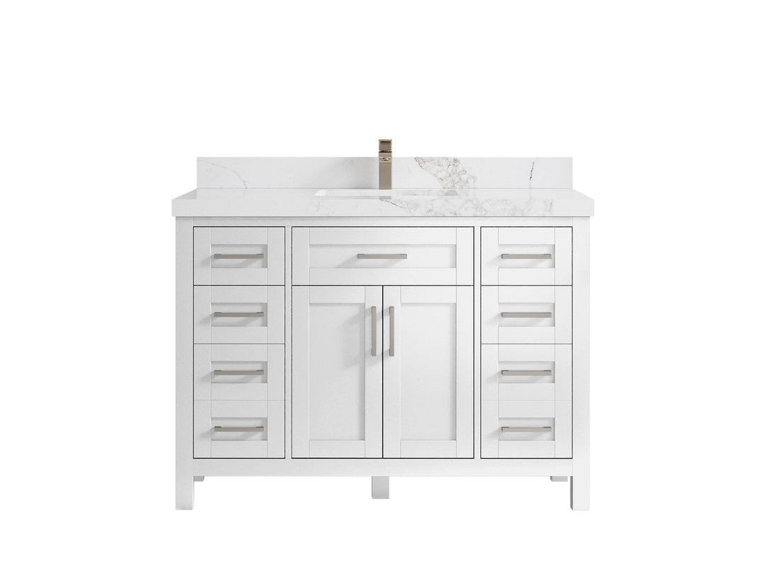 Cambridge 48 in. W x 22 in. D Single Sink Bathroom Vanity - Willow Bath and Vanity