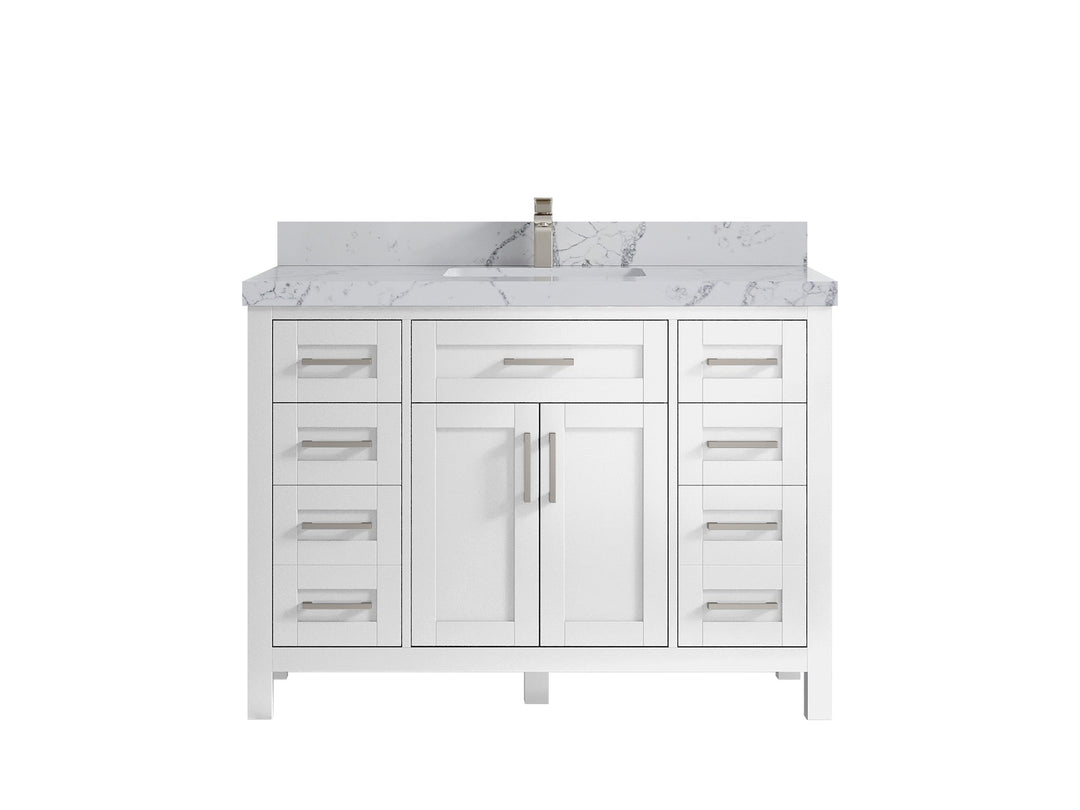 Cambridge 48 in. W x 22 in. D Single Sink Bathroom Vanity - Willow Bath and Vanity