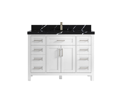 Cambridge 48 in. W x 22 in. D Single Sink Bathroom Vanity - Willow Bath and Vanity