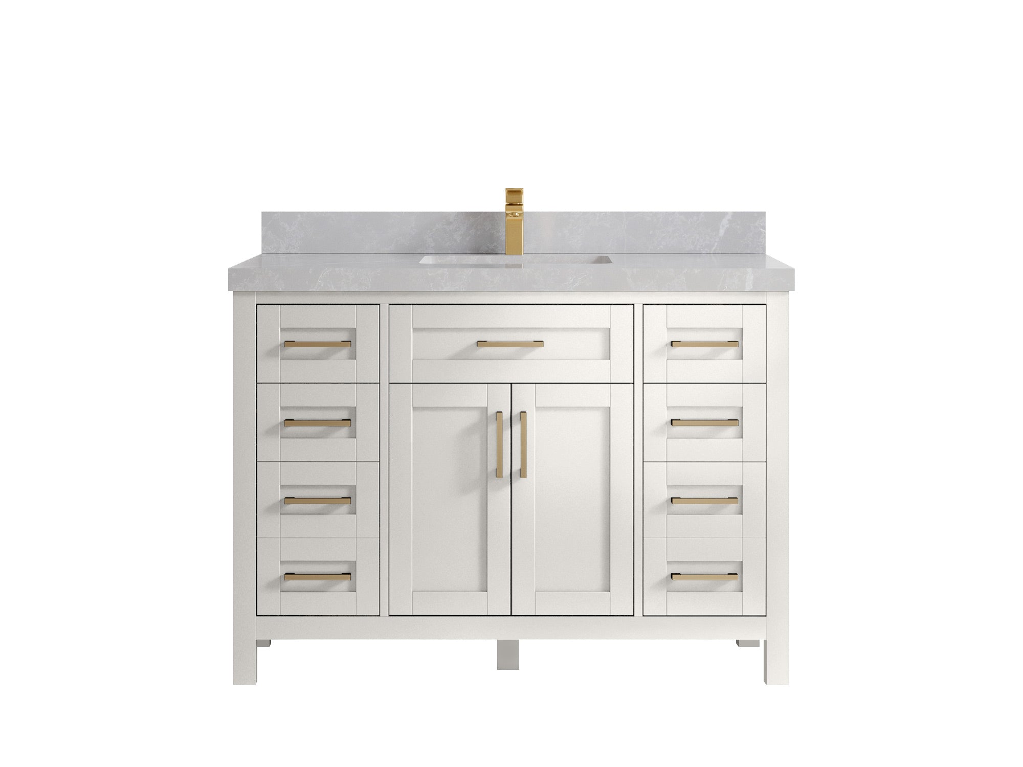 Cambridge 48 in. W x 22 in. D Single Sink Bathroom Vanity - Willow Bath and Vanity