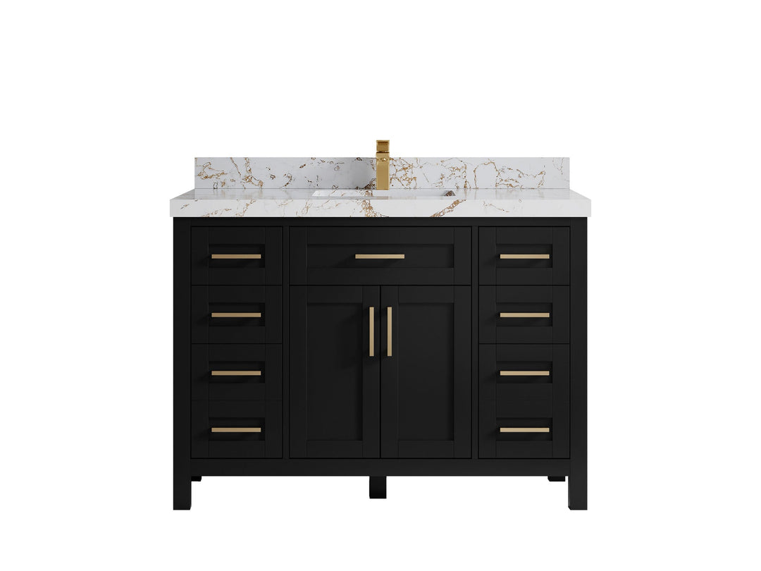 Cambridge 48 in. W x 22 in. D Single Sink Bathroom Vanity - Willow Bath and Vanity