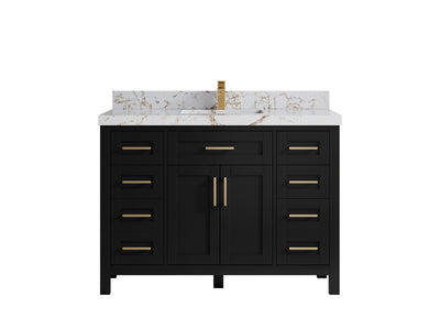 Cambridge 48 in. W x 22 in. D Single Sink Bathroom Vanity - Willow Bath and Vanity