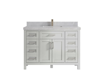 Cambridge 48 in. W x 22 in. D Single Sink Bathroom Vanity - Willow Bath and Vanity