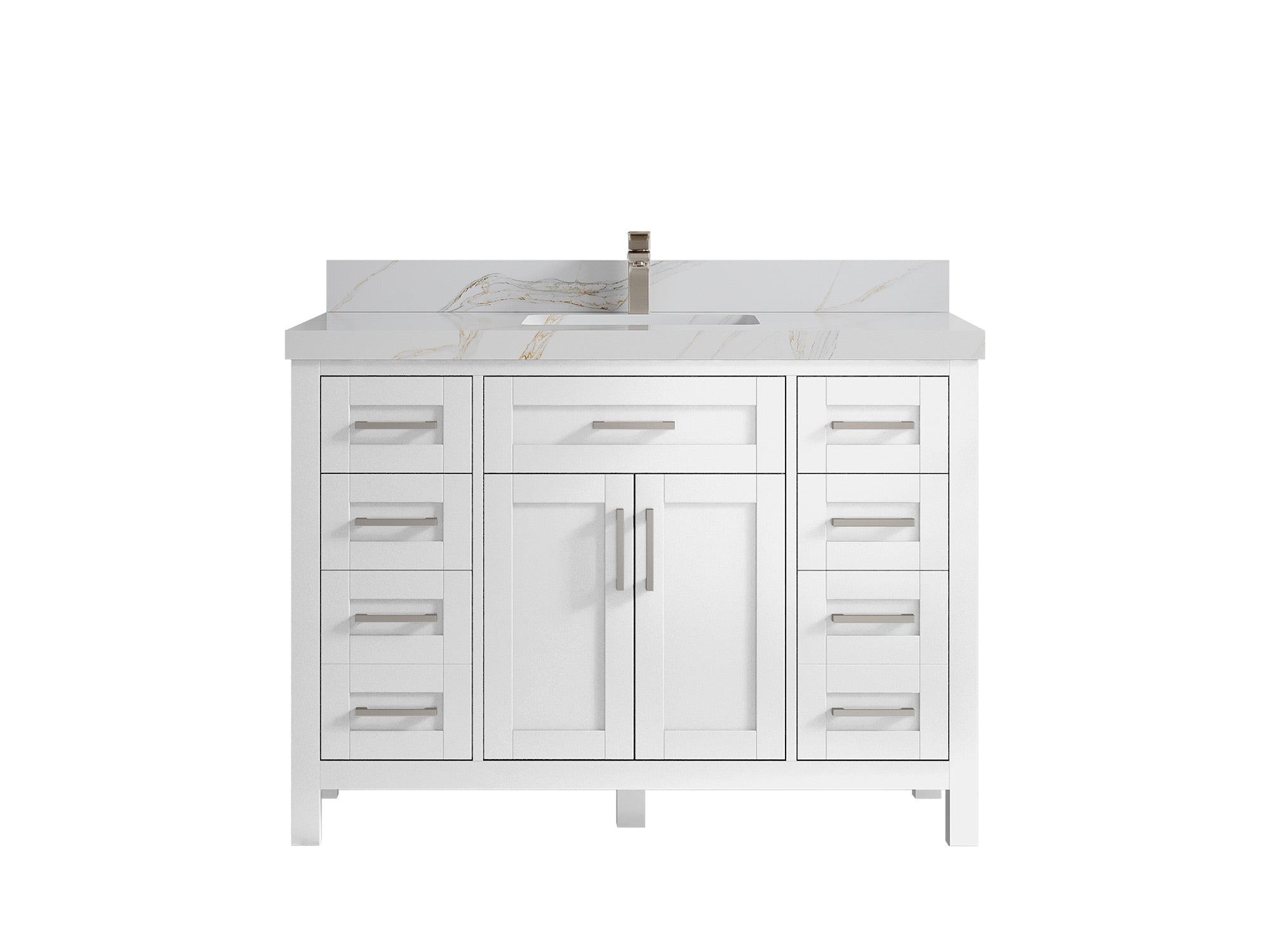 Cambridge 48 in. W x 22 in. D Single Sink Bathroom Vanity - Willow Bath and Vanity