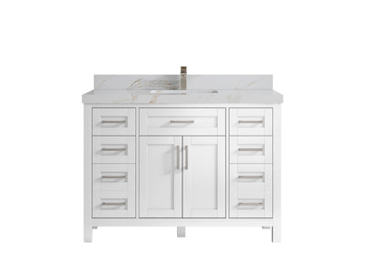 Cambridge 48 in. W x 22 in. D Single Sink Bathroom Vanity - Willow Bath and Vanity