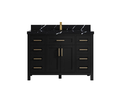 Cambridge 48 in. W x 22 in. D Single Sink Bathroom Vanity - Willow Bath and Vanity