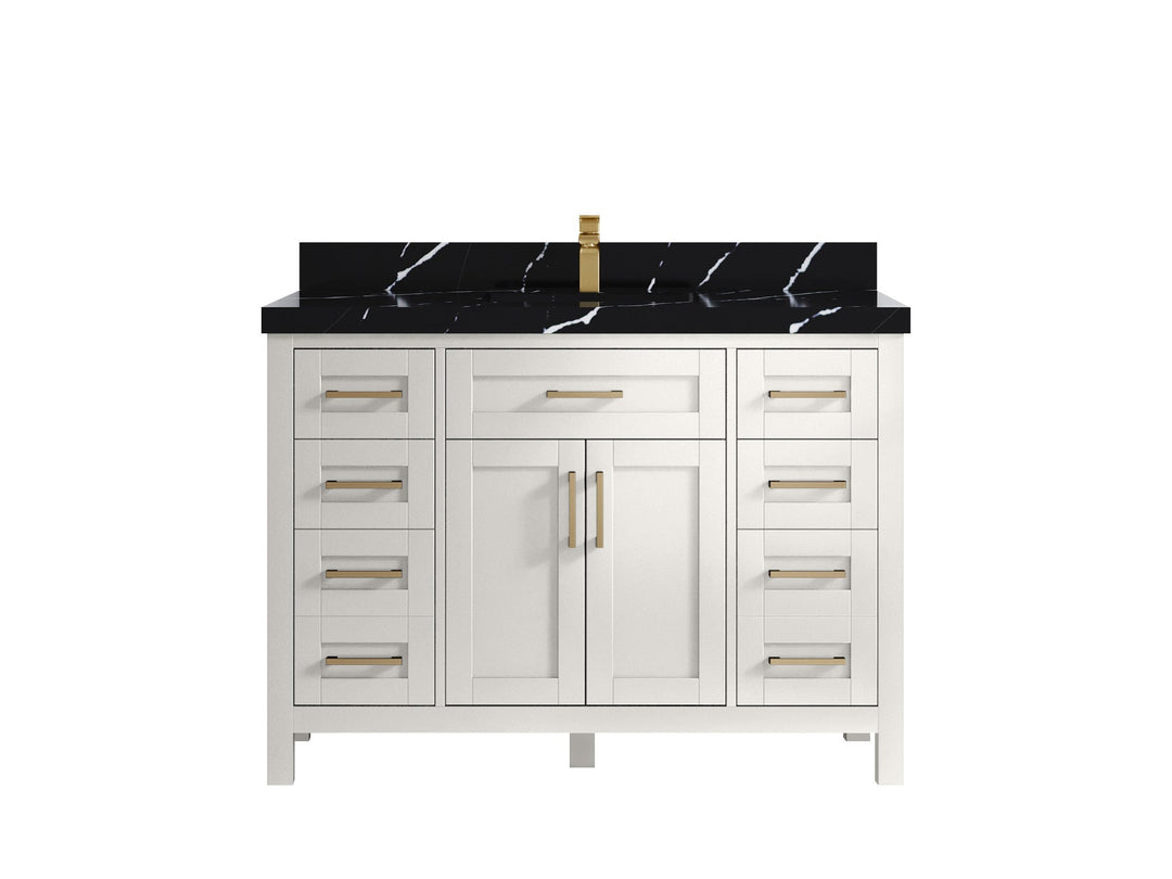 Cambridge 48 in. W x 22 in. D Single Sink Bathroom Vanity - Willow Bath and Vanity