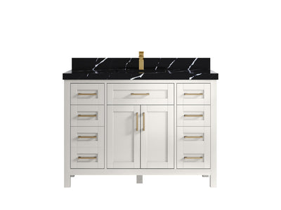 Cambridge 48 in. W x 22 in. D Single Sink Bathroom Vanity - Willow Bath and Vanity