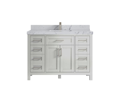 Cambridge 48 in. W x 22 in. D Single Sink Bathroom Vanity - Willow Bath and Vanity