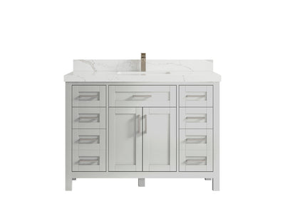 Cambridge 48 in. W x 22 in. D Single Sink Bathroom Vanity - Willow Bath and Vanity
