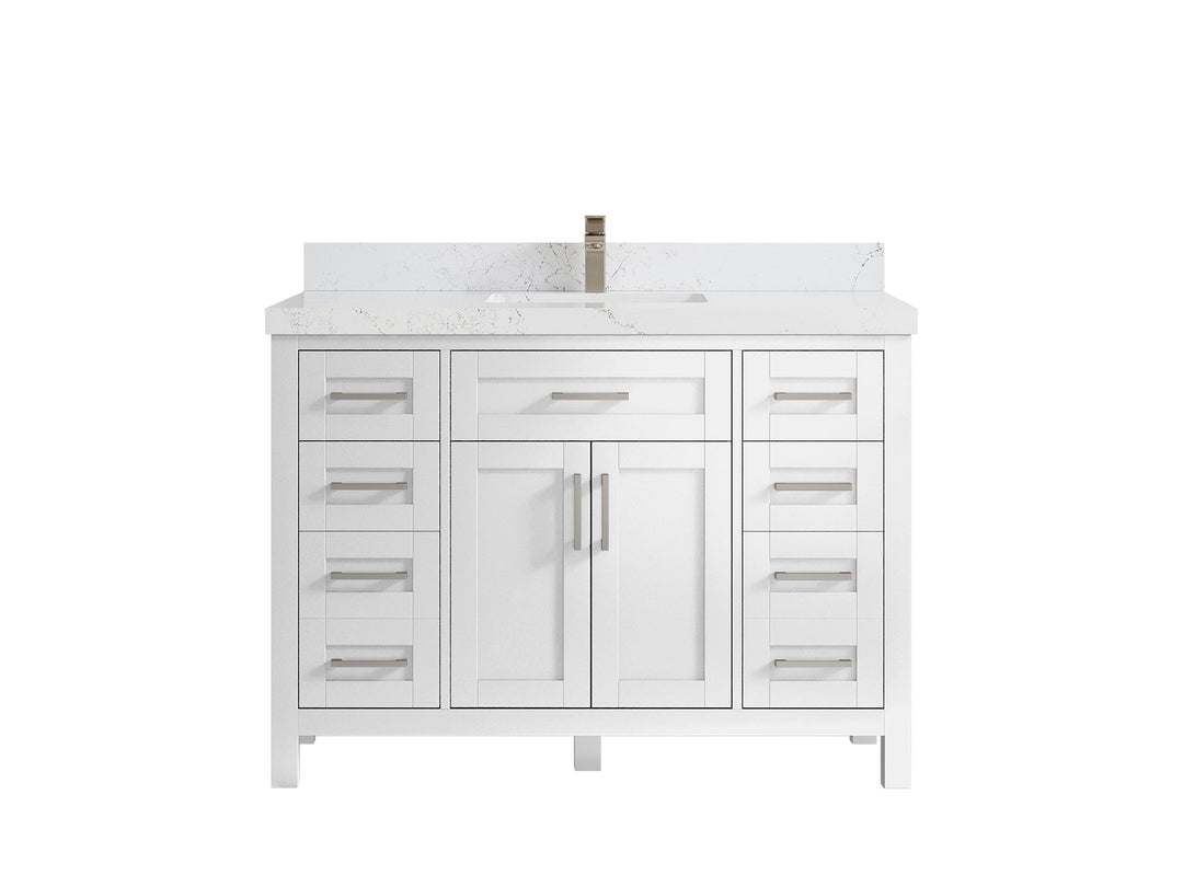 Cambridge 48 in. W x 22 in. D Single Sink Bathroom Vanity - Willow Bath and Vanity