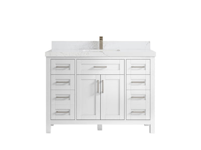 Cambridge 48 in. W x 22 in. D Single Sink Bathroom Vanity - Willow Bath and Vanity