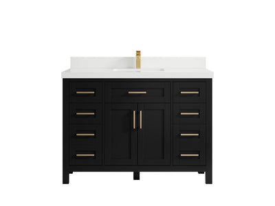 Cambridge 48 in. W x 22 in. D Single Sink Bathroom Vanity - Willow Bath and Vanity