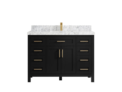 Cambridge 48 in. W x 22 in. D Single Sink Bathroom Vanity - Willow Bath and Vanity