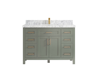 Cambridge 48 in. W x 22 in. D Single Sink Bathroom Vanity - Willow Bath and Vanity
