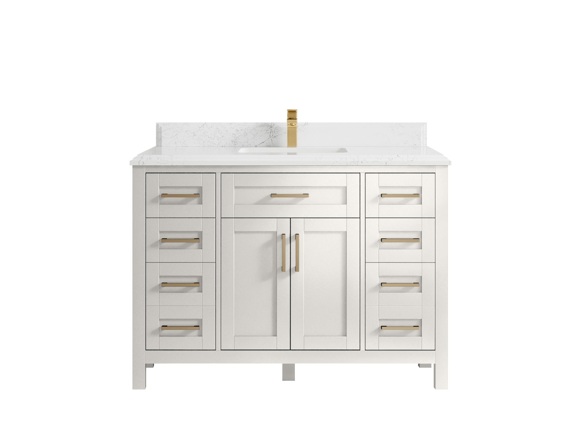 Cambridge 48 in. W x 22 in. D Single Sink Bathroom Vanity - Willow Bath and Vanity