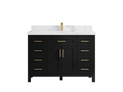Cambridge 48 in. W x 22 in. D Single Sink Bathroom Vanity - Willow Bath and Vanity