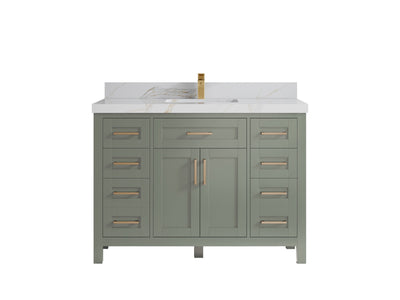 Cambridge 48 in. W x 22 in. D Single Sink Bathroom Vanity - Willow Bath and Vanity