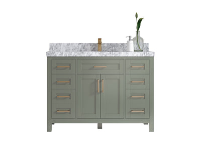 Cambridge 48 in. W x 22 in. D Single Sink Bathroom Vanity - Willow Bath and Vanity