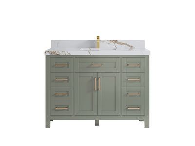 Cambridge 48 in. W x 22 in. D Single Sink Bathroom Vanity - Willow Bath and Vanity
