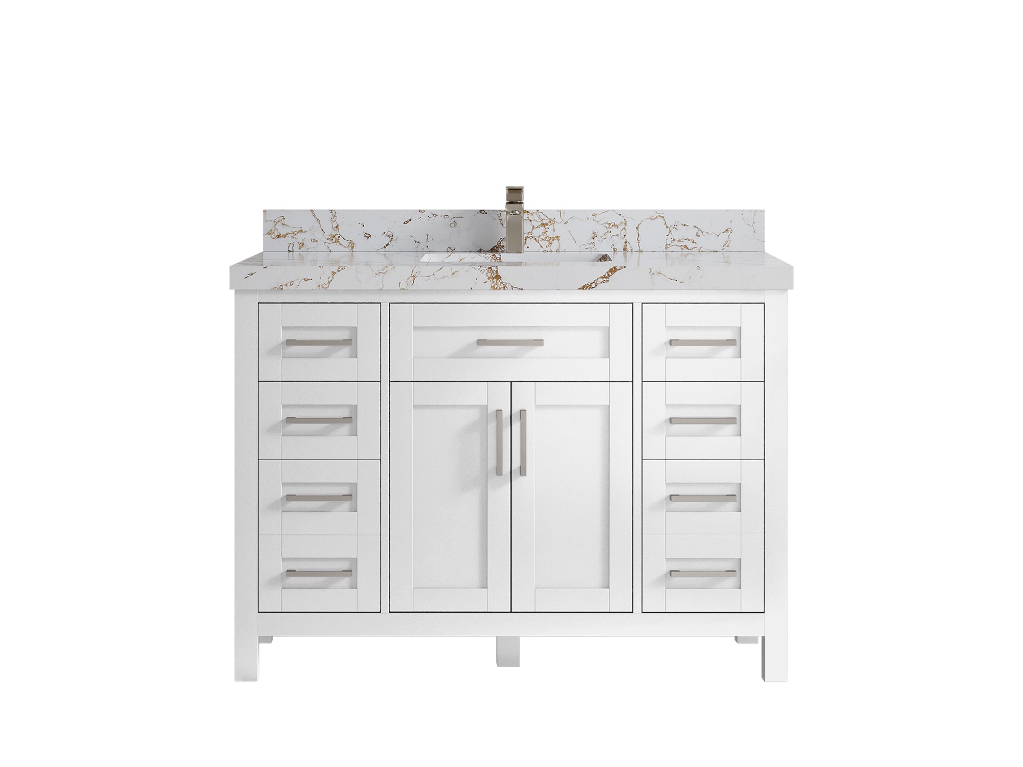 Cambridge 48 in. W x 22 in. D Single Sink Bathroom Vanity - Willow Bath and Vanity