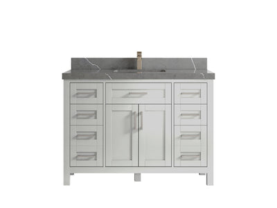 Cambridge 48 in. W x 22 in. D Single Sink Bathroom Vanity - Willow Bath and Vanity