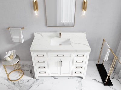 Cambridge 48 in. W x 22 in. D Single Sink Bathroom Vanity - Willow Bath and Vanity
